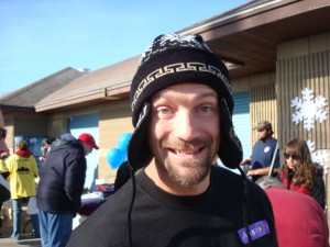 Ambit Energy Pros Polar Plunge Damien