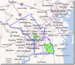 Ambit Energy Pepco Maryland service territory map