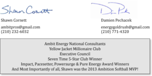 Ambit Energy Pros Signature