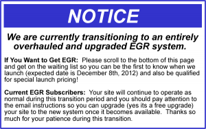 energy gold rush upgrade notice